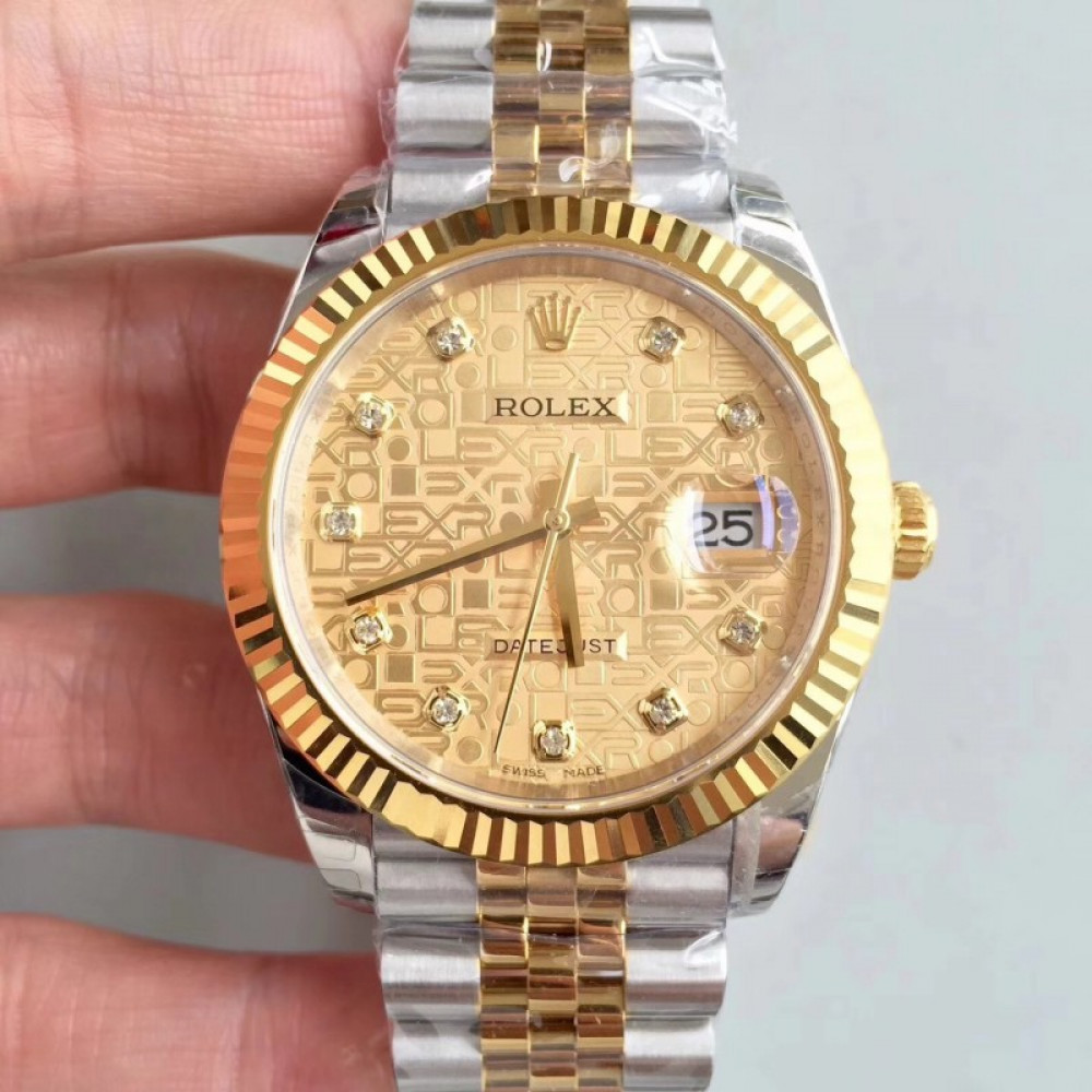 Replica Rolex Datejust 41 126333 41MM EW Stainless Steel & Yellow Gold ...